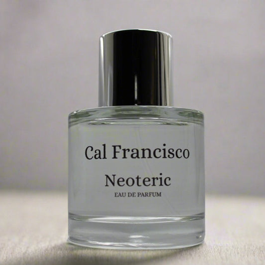 Neoteric Eau de Parfum 100ml bottle by Cal Francisco – long-lasting masculine fragrance
